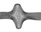 Artistic Wire Hematite Mesh 10mm, 1 meter