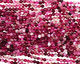 Ruby Line Agate Faceted Round 4mm