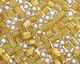 TOHO Luster Black Diamond (with Opaque Yellow Lining) Cube 1.5mm Seed Bead