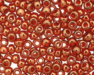 TOHO Gold Lustered African Sunset Round 11/0 Seed Bead