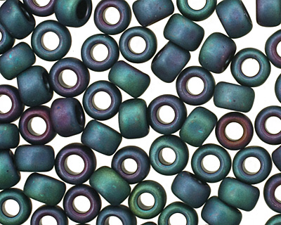 TOHO Matte Iris Teal Round 8/0 Seed Bead