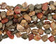 Red Creek Jasper Flat Faceted Nugget 11-14x15-18mm
