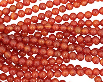 Carnelian Round 8mm