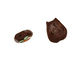 The BeadsNest Lampwork Glass Brown Owl w/ Heart 21-24x19-20mm