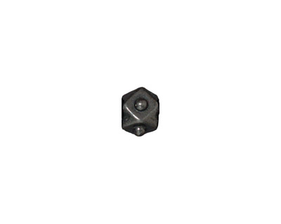 TierraCast Gunmetal Faceted Cube 6x8mm
