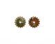 C-Koop Enameled Metal Olive Small Closed Gear 16mm