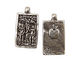 Green Girl Pewter Adam and Eve 20x35mm