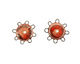 Jangles Ceramic Purple, Red Small Pinwheel 27-28mm
