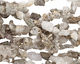 White Pyrite Quartz Rough Nugget 12-22x10-14mm