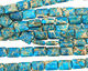 Ocean Blue Impression Jasper Thin Pillow 18x13mm