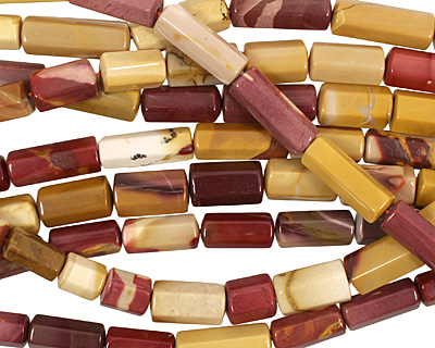 Mookaite 6 Sided Barrel 15-32x8-13mm