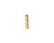 TierraCast Gold (plated) Plain 3-Hole Bar 2x12mm