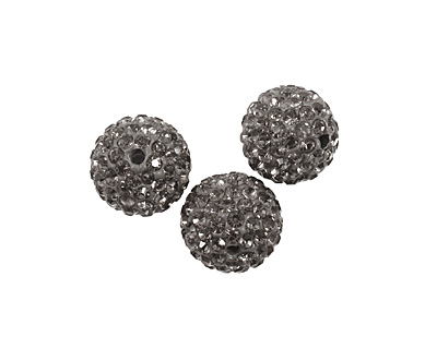 Black Diamond Pave Round 12mm