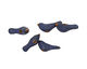 Kylie Parry Ceramic Denim Bird 10-11x25mm