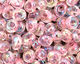 TOHO Transparent Rainbow Ballerina Pink Magatama 3mm Seed Bead