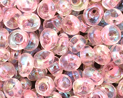 TOHO Transparent Rainbow Ballerina Pink Magatama 3mm Seed Bead