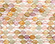 Multi Stone (Cape Amethyst, Citrine & Rock Crystal) Flat Oval 10x8mm