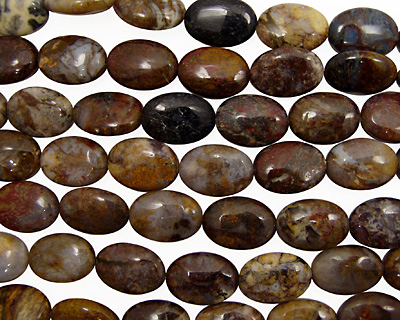 Pietersite Flat Oval 25x18mm