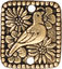 TierraCast Antique Gold (plated) Paloma Link 16x14mm