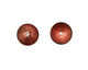 C-Koop Enameled Metal Ruby Red Disc 3-4x18-20mm