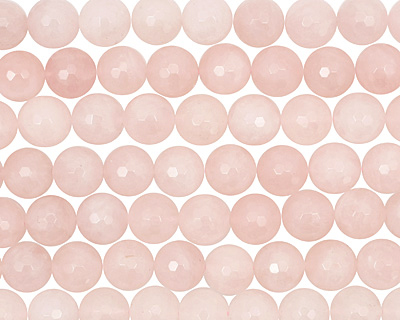 Rose Quartz Faceted Round 14mm