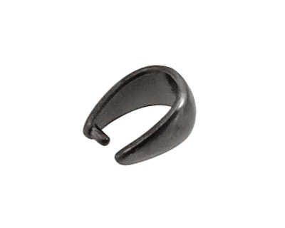 Gunmetal Pinch Bail 4x9mm