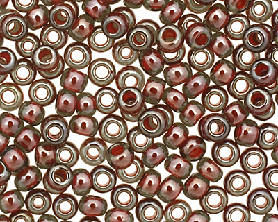 TOHO Montana Blue (with Oxblood Lining) Round 11/0 Seed Bead