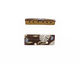 Humble Beads Polymer Clay Purple 6 Hole Branch Cuff 11-12x34mm