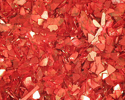 Carnelian Vintage Glass Glitter (Shards) 1 oz.