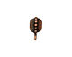TierraCast Antique Copper (plated) Beaded Crown Euro Bail 7x15mm