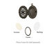 Gunmetal Oval Filigree Heirloom Locket 17x25mm