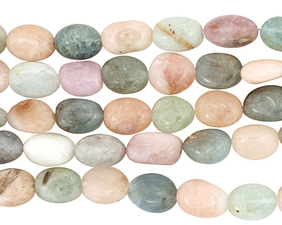 Beryl Morganite Tumbled Nugget 12-24x13-16mm