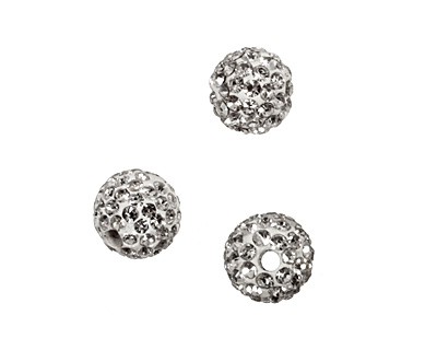 Crystal Pave Round 8mm (1.5mm hole)