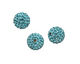 Aquamarine Pave Round 12mm