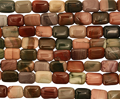 Imperial Jasper Thin Pillow 16x12mm