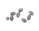 Pewter Snakeskin Rice 15x10mm
