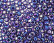 TOHO Opaque Rainbow Navy Blue Round 11/0 Seed Bead