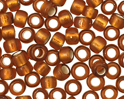 TOHO Smoky Topaz (with Frosted Silver Lining) Round 8/0 Seed Bead
