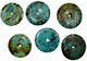 Chinese Turquoise Donut 60-70mm