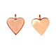 Copper Heart Bezel 25mm