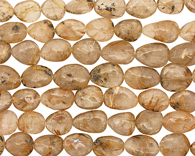 Rutilated Quartz Tumbled Nugget 18-27x15-22mm