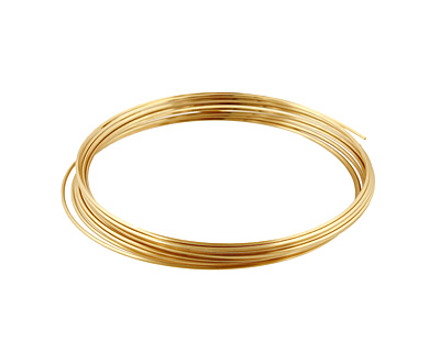 German Style Wire Non Tarnish Brass Square 20 gauge, 2 meters
