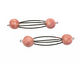Jangles Ceramic Pink (matte) Cage 73-83x13-17mm
