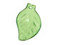 Lucite Transparent Bottle Mini Birch Leaf 12x18mm