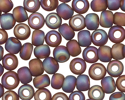 TOHO Transparent Rainbow Frosted Amethyst Round 8/0 Seed Bead