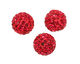 Ruby Pave Round 10mm (1.5mm hole)