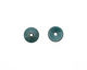 C-Koop Enameled Metal Peacock Blue Chip 3-4x12-13mm