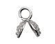 WireLace Silver (plated) Clamshell 10x8mm