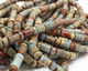 Impression Jasper Barrel & Rondelle 8mm