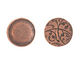 Nunn Design Antique Copper (plated) Crest Seal Tag 13mm